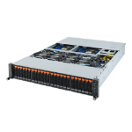 Gigabyte H252-Z10 Socket SP3 Rack (2U) Zwart, Staal