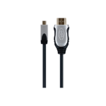 Maplin HDMI to Micro HDMI Type-D Cable 4K 30Hz Gold Connectors 3m