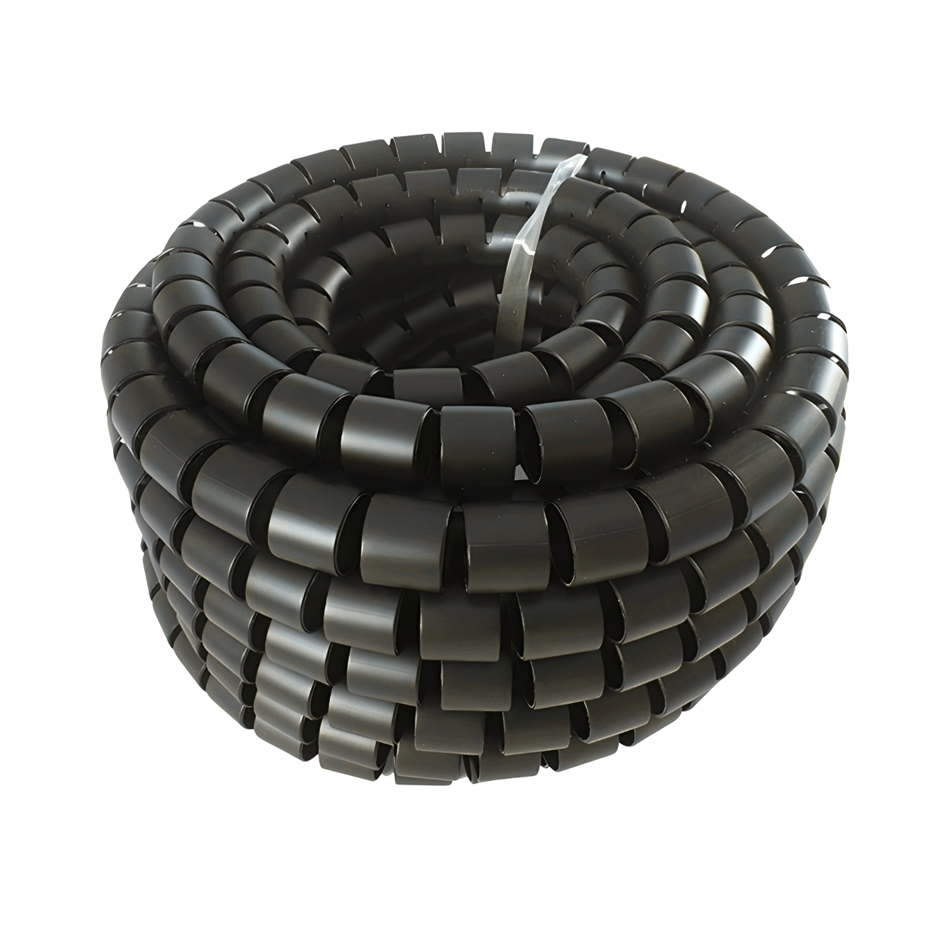 Connektgear Black 10M Cable Tidy Spiral Wrap With Application Tool 20Mm Od