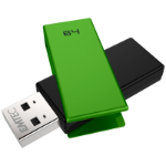 Emtec C350 Brick 2.0 USB flash drive 64 GB USB Type-A Black,Green