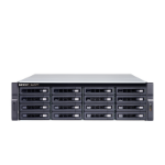 QNAP TS-h1677XU-RP NAS Rack (3U) Ethernet LAN Black 3700X