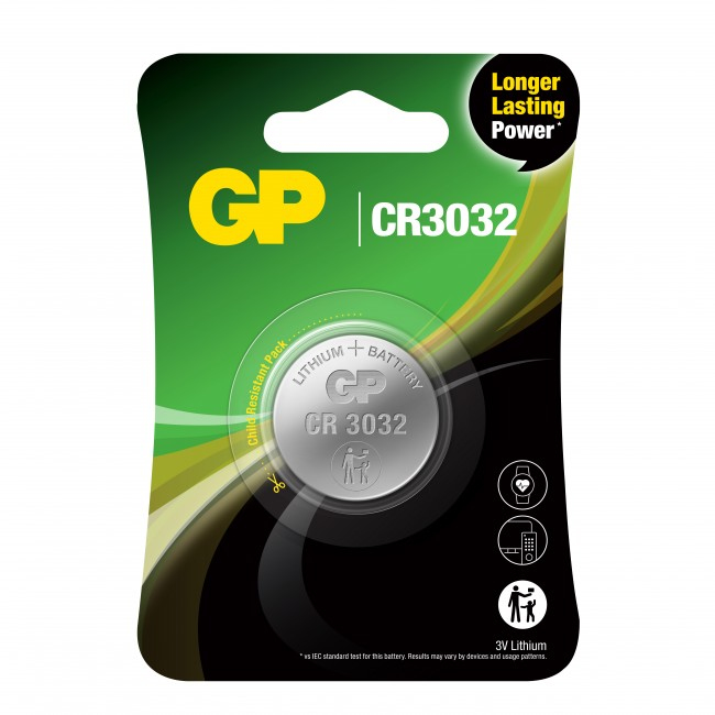 GP Batteries Lithium CR3032 Single-use Battery Lithium-Manganese Dioxi