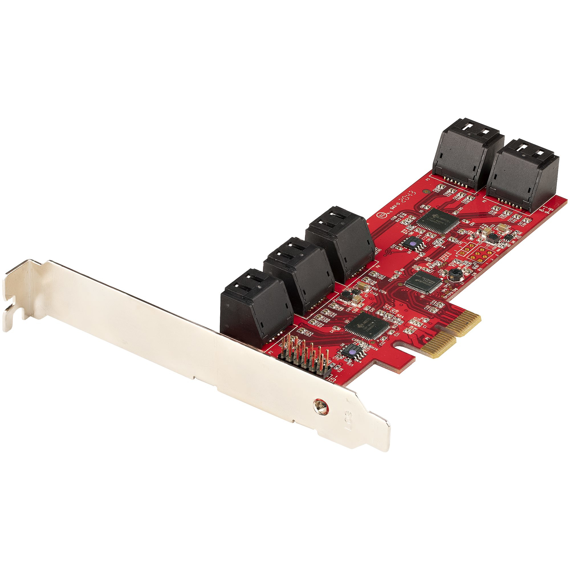 Image of StarTech.com SATA PCIe Card - 10 Port PCIe SATA Expansion Card -...