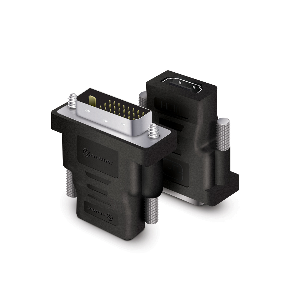 Image of ALOGIC Premium DVI-D (M) to HDMI (F) Adapter - Male to Female -...