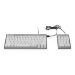 BakkerElkhuizen UltraBoard 955 Numeric Numerische Tastatur PC USB Hellgrau, Weiß