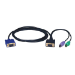 Tripp Lite P750-010 KVM cable Black 118.1" (3 m)