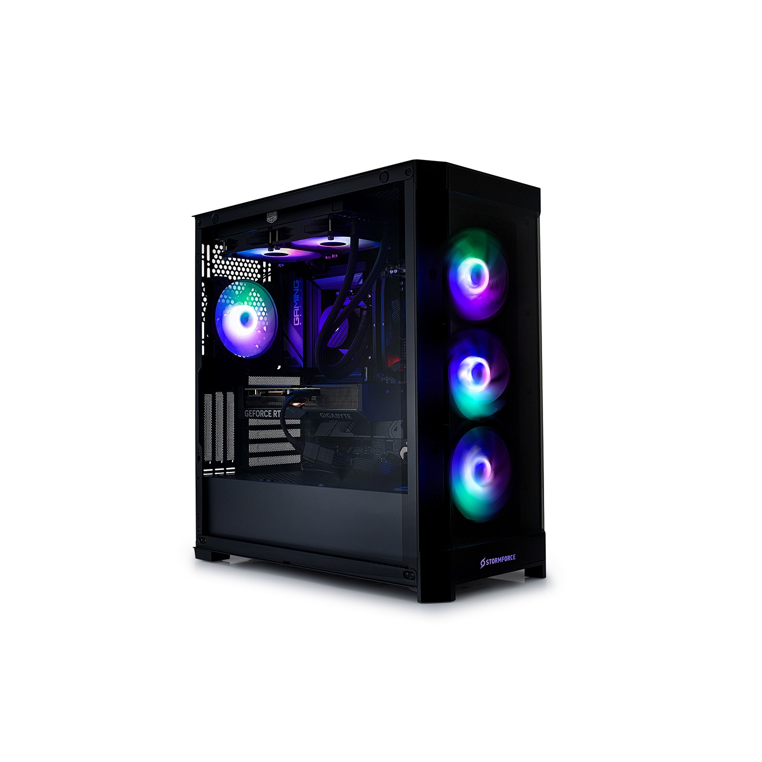 STORMFORCE Crystal AMD Ryzen 7 5700X 32GB RAM 2TB SSD RTX 5070 Ti Windows 11 Gaming PC