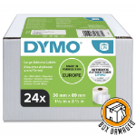 DYMO 99012 24 Rolls of 36mm x 89mm Large Address - BOX DAMAGED