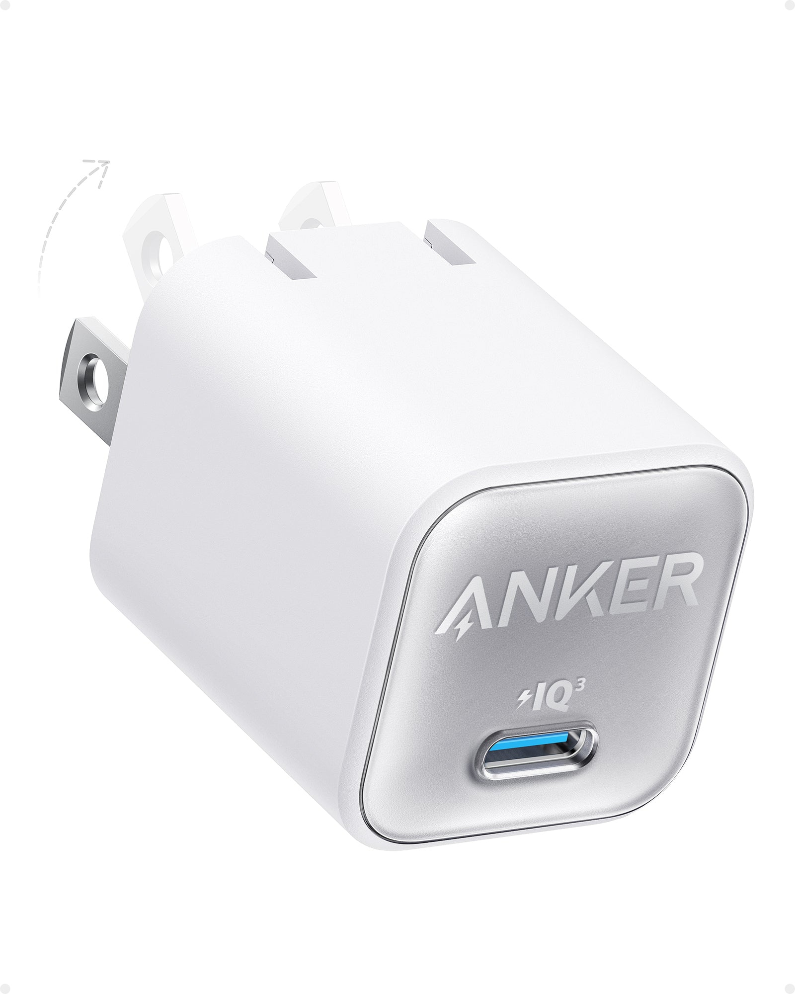 Image of Anker 511 Nano 3 Universal White AC Fast charging Indoor