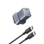 Ugreen Nexode Air 65W USB-C Mini GaN Charger +1m USB-C to USB-C Cable