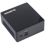 Gigabyte GB-BKi7HA-7500 (rev. 1.0) 0.6L sized PC Black BGA 1356 i7-7500U 2.7 GHz