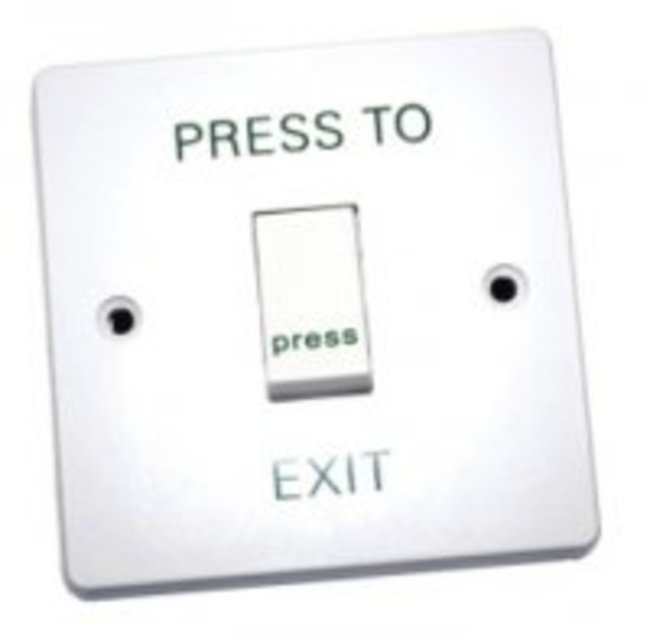 Image of doorkit Plastic exit button, surface mount