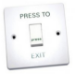doorkit Plastic exit button, surface mount