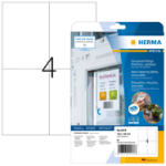 HERMA 4576 self-adhesive label Removable White 80 pc(s)