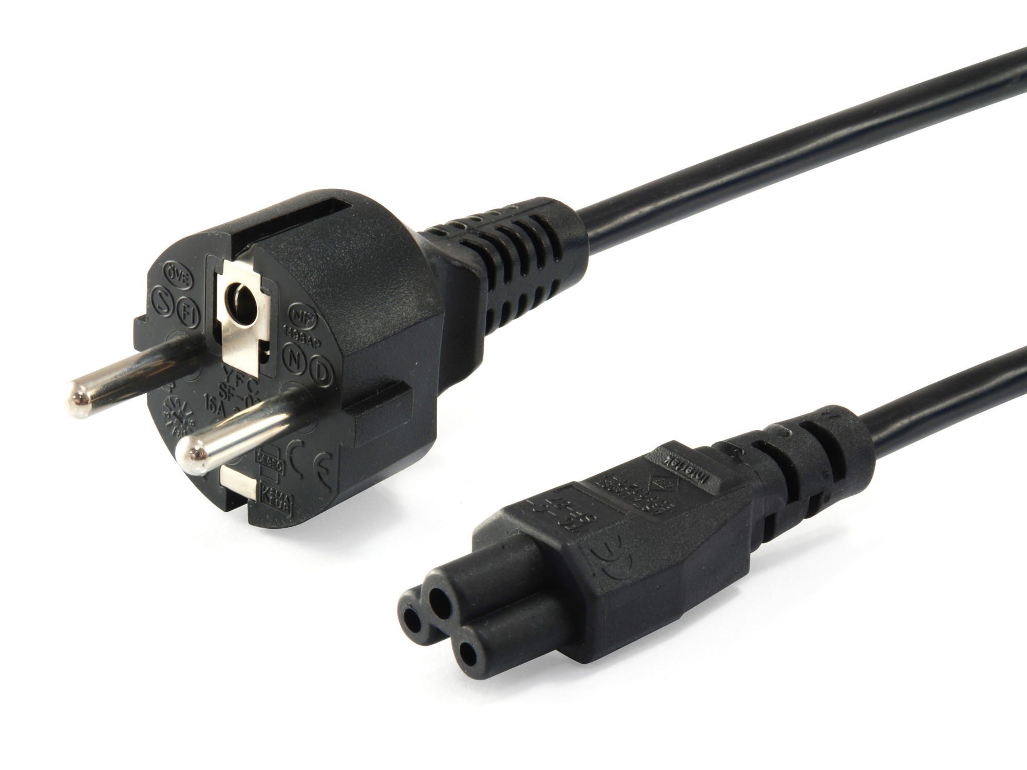Photos - Cable (video, audio, USB) Equip 112151 power cable Black 3 m Power plug type F C5 coupler 