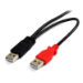 StarTech.com Cavo Sdoppiatore USB 2.0 da 91 cm per Disco Rigido HDD Esterno - 2x USB A a Mini B