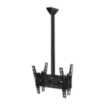B-Tech Back-to-Back Universal Flat Screen Ceiling Mount with Tilt