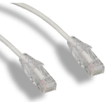 eNet Components C6A-WH-SCB-6IN-ENC networking cable White 5.91" (0.15 m) Cat6a U/UTP (UTP) Round