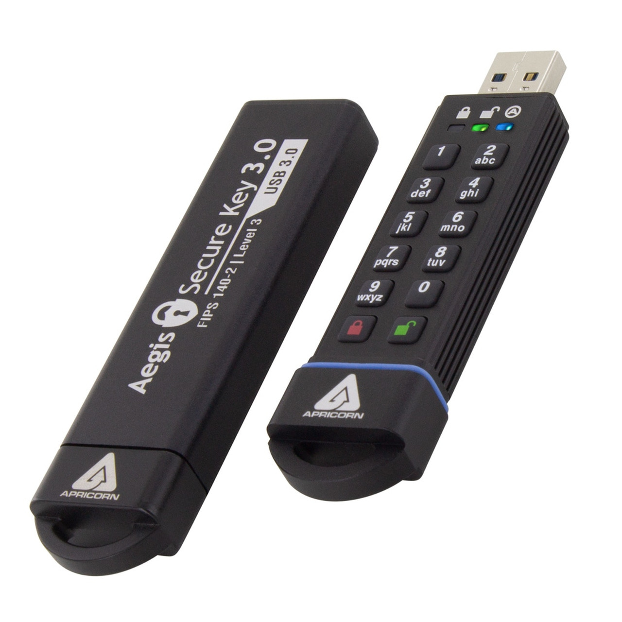 Image of Apricorn ASK3 USB flash drive 16 GB USB Type-A 3.2 Gen 2 (3.1 Gen...