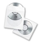 Fellowes 90690 Sleeve case 1 discs Transparent, White