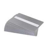 Newbold Silver 760 Micron Plastic Cards with Signature Strip (Pack of 100)