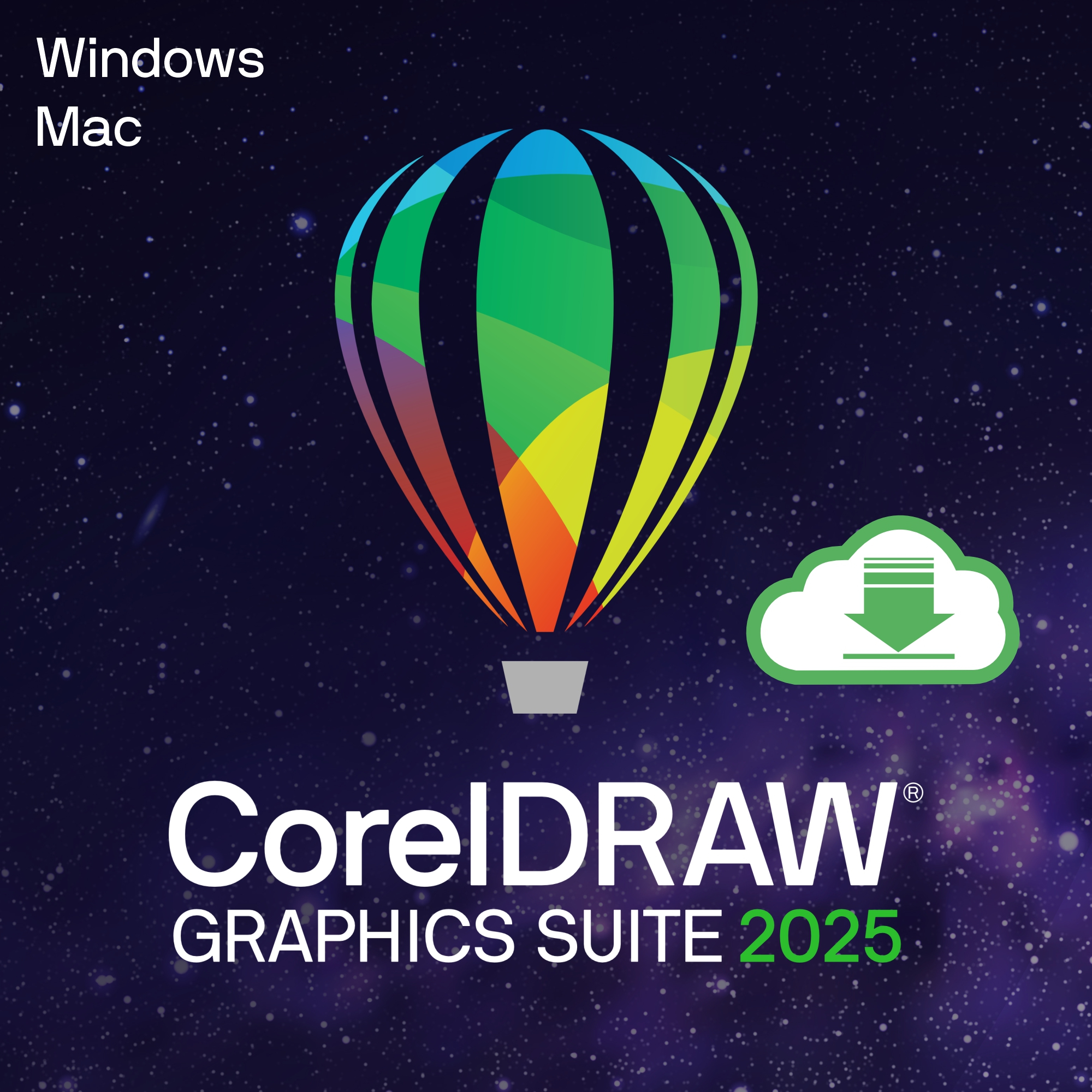 Corel CorelDRAW Graphics Suite 2025 Government (GOV) 1 license(s) Electronic License Delivery (ELD) Czech, German, Dutch, English, Spanish, French, Italian, Polish