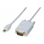 Hypertec 127396-HY video cable adapter 3 m VGA (D-Sub) Mini DisplayPort White