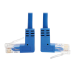 Tripp Lite N204-S15-BL-UD Up/Down-Angle Cat6 Gigabit Molded Slim UTP Ethernet Cable (RJ45 Up-Angle M to RJ45 Down-Angle M), Blue, 15 ft. (4.57 m)