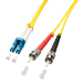 Lindy 2m LC/ST InfiniBand/fibre optic cable Multicolour, Yellow