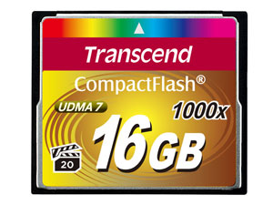 Image of Transcend CompactFlash 1000x 16GB