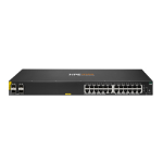 HPE HPE Aruba Networking CX 6000 24p 10M/100M/1G Class4 PoE 4p SFP 1G 370W Switch
