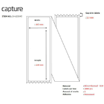 Capture CA-LB3045 printer label White