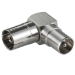 Microconnect COAXADAPTERA cable gender changer Coax Silver