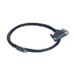 Moxa CBL-RJ45SF25-150 serial cable Black 1.5 m RJ45 DB25