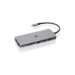 iogear GUD3C4K3P notebook dock/port replicator USB 3.2 Gen 1 (3.1 Gen 1) Type-C Gray