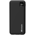 Verbatim 10000mAh PD 3.0 & QC 3.0 Power Pack with embedded cables Lithium Polymer (LiPo) Black