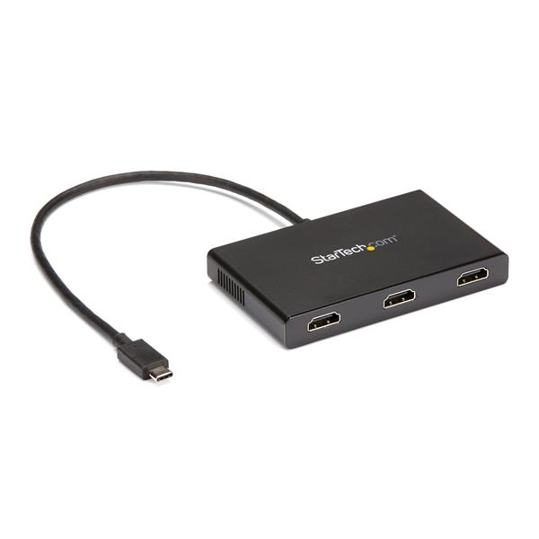 Image of StarTech.com 3-Port Multi Monitor Adapter - USB-C to 3x HDMI Video...