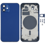 Apple EU Product - iPhone 12 Complete Back Cover with Frame (No Logo) - Blue