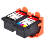 G&G Image 21402 Printhead cartridge multi pack black color, 2x700 pages 28.5ml 15ml + 13,5ml Pack=2 (replaces Canon PG-575XL+CL-576XL) for Canon Pixma TS 3550 i