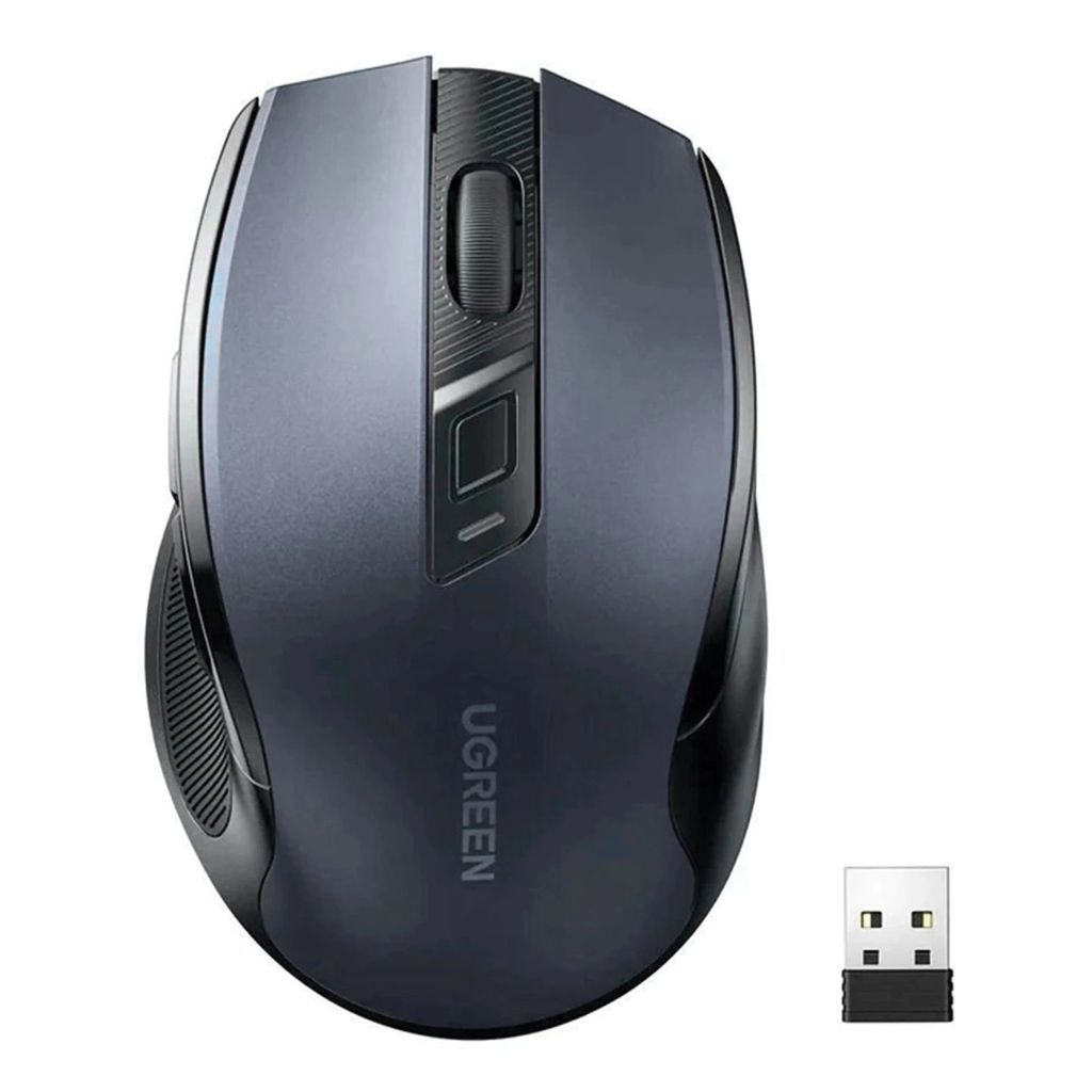 EU Product - Ergonomic Wireless Mouse, 2.4G, 4000DPI - Black thumbnail