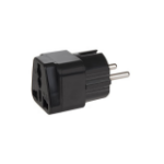 Maclean MCE155 power plug adapter NEMA 5-15P Type E (FR) Black