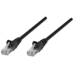 Intellinet Network Patch Cable, Cat5e, 2m, Black, CCA, U/UTP, PVC, RJ45, Gold Plated Contacts, Snagless, Booted, Lifetime Warranty, Polybag