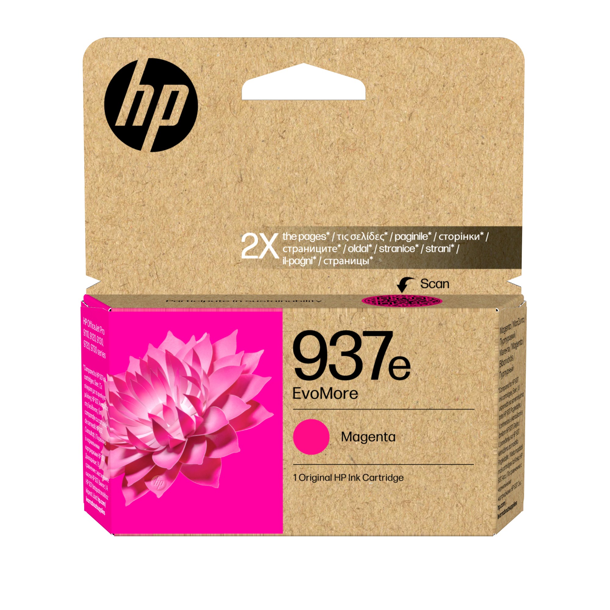 HP 4S6W7NE/937E Printhead cartridge magenta Evomore. 1.65K pages ISO/I
