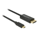 DeLOCK 85255 video cable adapter 1 m USB C DisplayPort Black