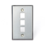 Leviton 43080-1S3 wall plate/switch cover Gray