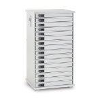 LapCabby LYTE 16 MULTI DOOR Portable device management cabinet White