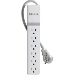 Belkin BE106001-06R surge protector White 6 AC outlet(s) 70.9" (1.8 m)