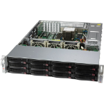 Supermicro SSG-520P-ACTR12H server barebone Intel C621A LGA 4189 Rack (2U) Black