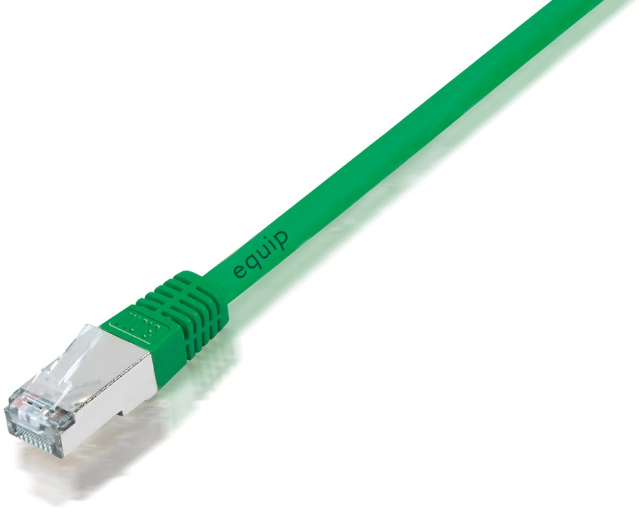 Image of Equip Cat.5e F/UTP 0.25m networking cable Green Cat5e F/UTP (FTP)