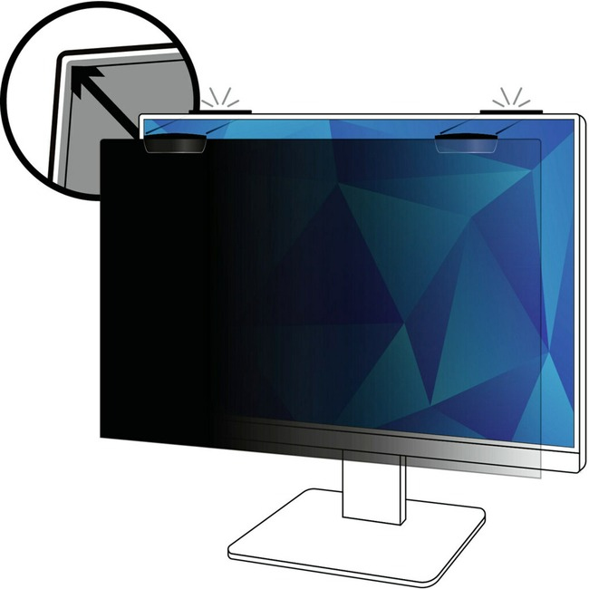 Image of 3M Privacy Filter for 25in Full Screen Monitor with COMPLY...
